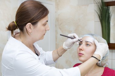 Mikrobleyding kaşlar iş akışı 