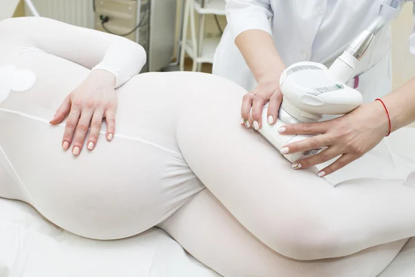 Massage pregnant woman — Stock Photo, Image