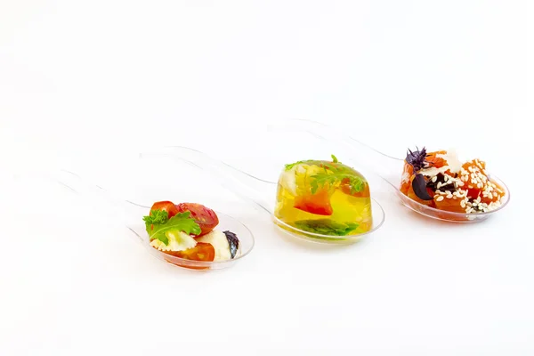 Cocina Molecular snacks vegetales — Foto de Stock