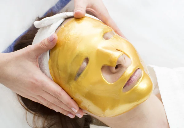 Procedure Female Cosmetic Mask Chistak Face Beauty Salon — 스톡 사진