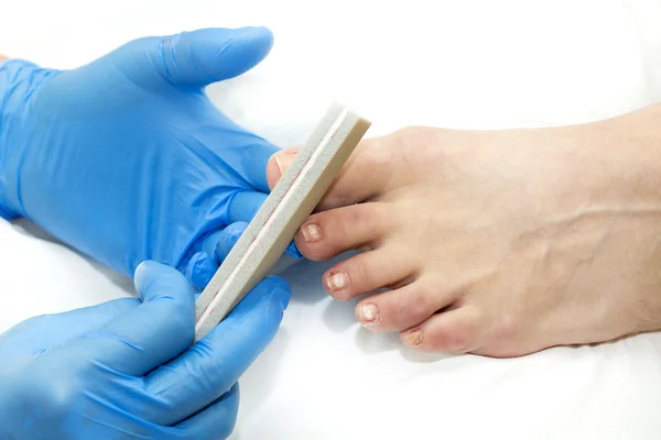 Process of pedicure — Stock Photo, Image