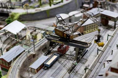 MADRID, İspanya - 27 Mart 2018: Madrid 'deki demiryolu müzesindeki tren kompartımanının iç vagonları. 