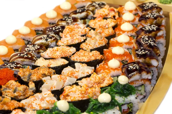 Japon suşi deniz ürünleri — Stok fotoğraf