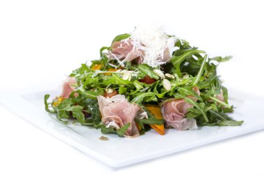 roka jambon peynir salatası