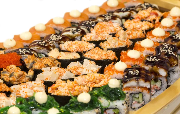 Sushi lezzetli deniz ürünleri — Stok fotoğraf