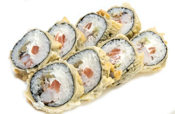Ízletes tengeri sushi — Stock Fotó