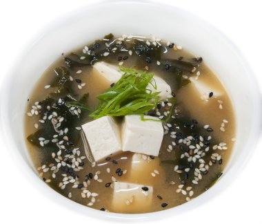 Japon çorba, et ve peynir