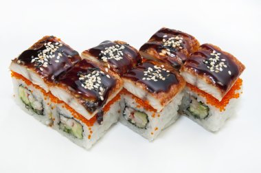 sushi lezzetli deniz ürünleri