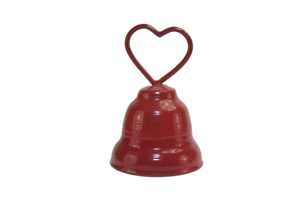 Red metal bell — Stock Photo, Image