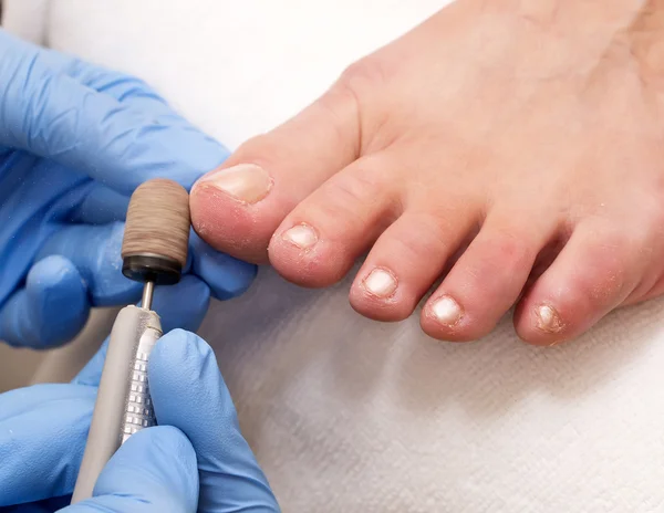 Process of pedicure — Stock Photo, Image