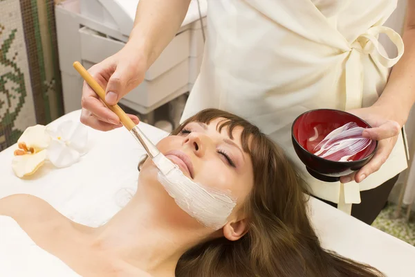 Massage and facial peels — Stock Photo, Image