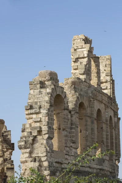 El Jem Coliseum ruins — Stock Photo, Image