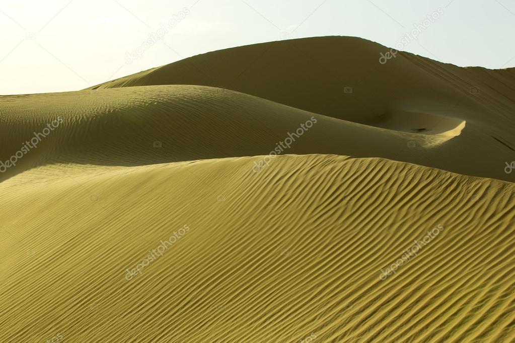 African desert sand dunes
