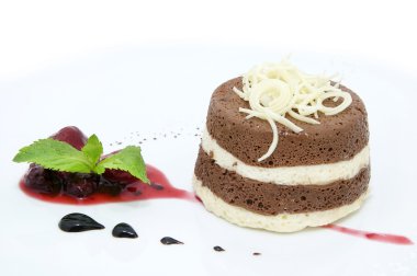 kremalı çikolatalı tatlılar