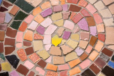 Mosaic wall background