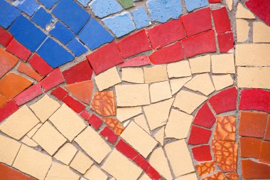 Mosaic wall background