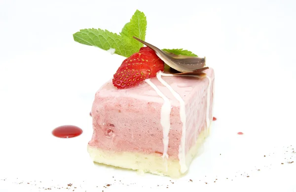 Strawberry desserter och glass — Stockfoto