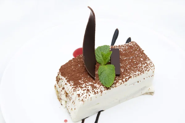 Piece of tiramisu cake — Stock Photo, Image