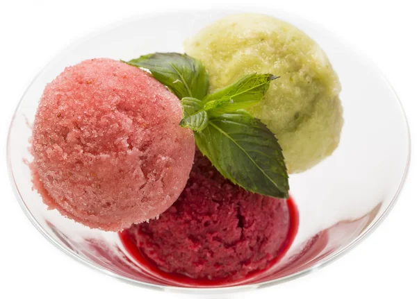 Refreshment sorbet with mint — Stock Photo, Image