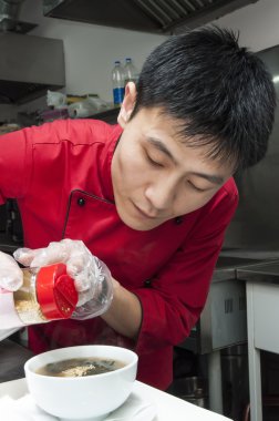 Şef yemek hazırlama