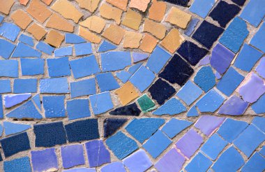 Renkli mozaik arkaplanı