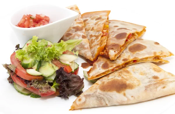 Pan de pita con verduras — Foto de Stock