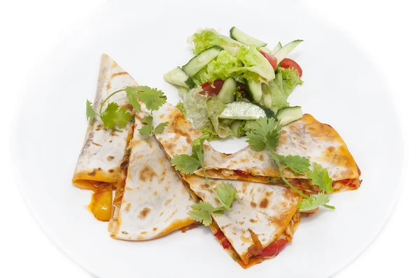 Pan de pita con verduras — Foto de Stock