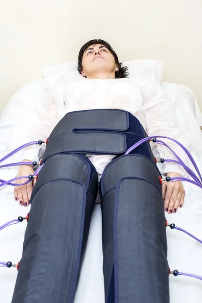 Woman at the clinic on procedure — Stock Photo, Image