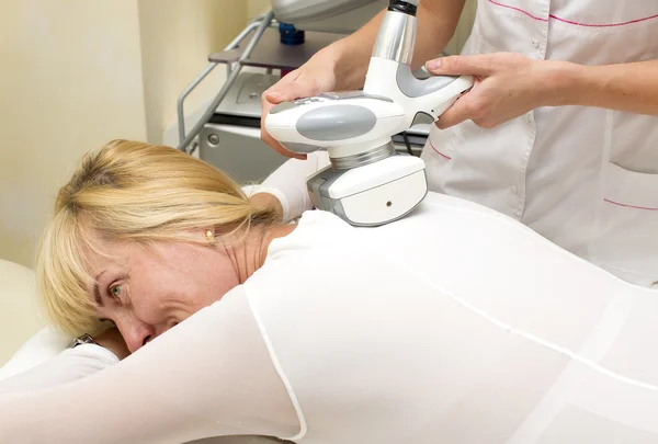 Woman  at clinic lipomassage — Stock Photo, Image