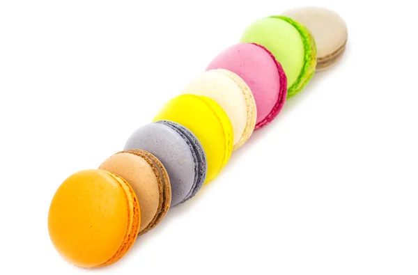 Kleurrijke macaroon cookies — Stockfoto