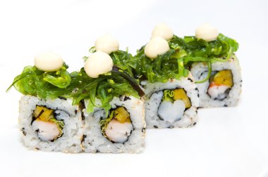 lezzetli suşi rulo