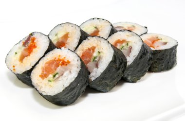 lezzetli suşi rulo