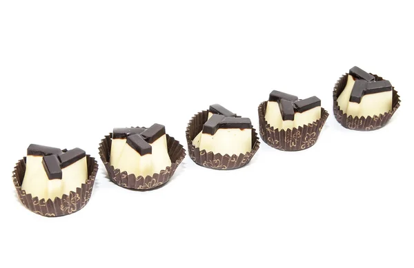Schokoladenbonbons mit Füllung — Stockfoto