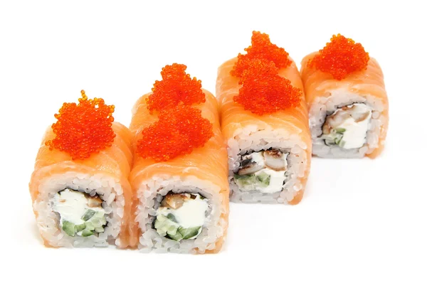 Délicieux rouleaux de sushi — Photo