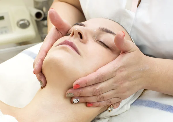 Massage and facial peels — Stock Photo, Image