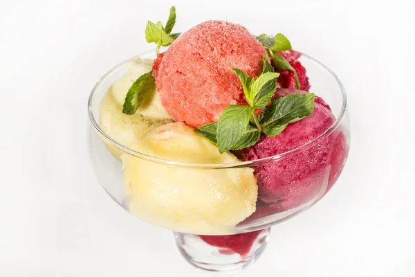 Refreshment sorbet with mint — Stock Photo, Image