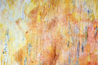 Turuncu boyalı duvar