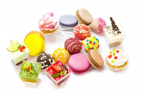 Десерти, цукерки та печиво — стокове фото