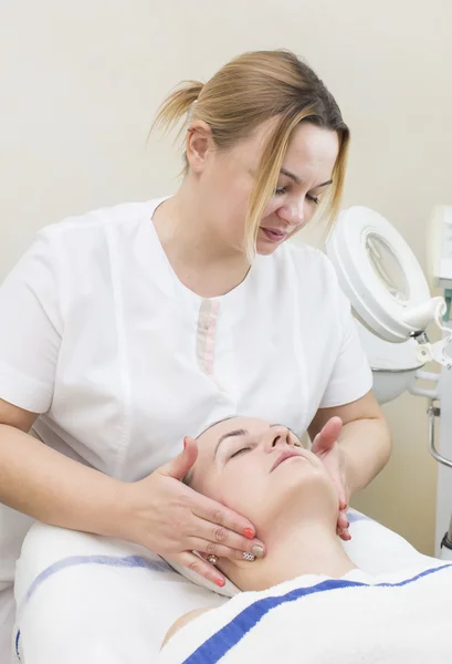 Massage and facial peels — Stock Photo, Image