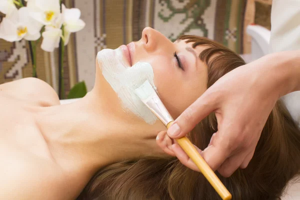 Massage and facial peels — Stock Photo, Image