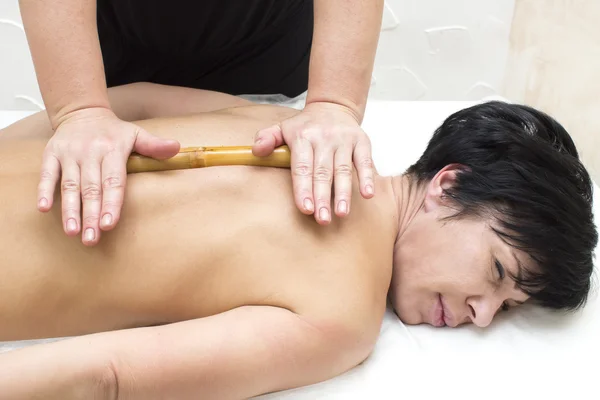 Woman doing massage — Stock Photo, Image