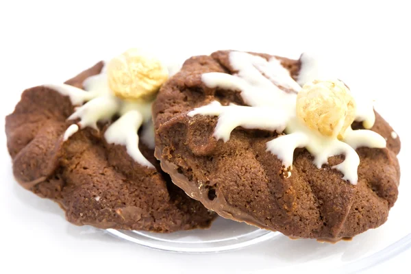 Вкусное печенье со сливками — стоковое фото