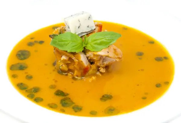 Purée de soupe mexicaine aux légumes — Photo