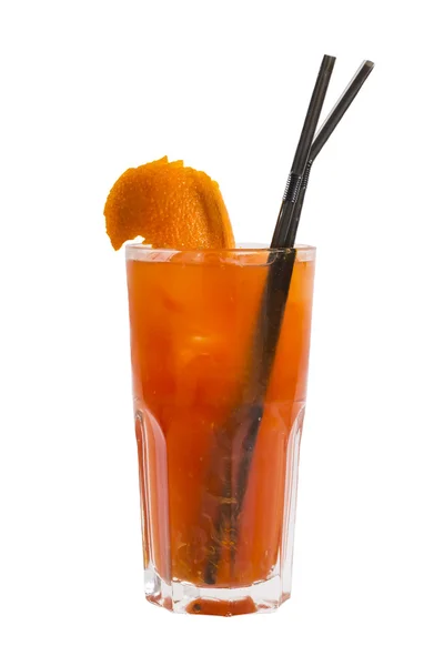 Alcoholic cocktail with orange — Stock Photo, Image