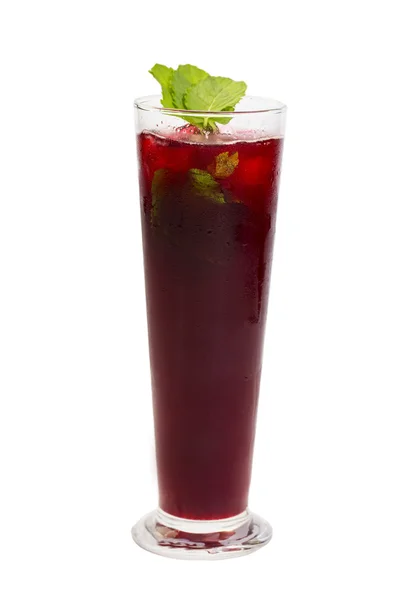 Alkoholické malinový koktejl — Stock fotografie