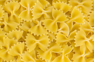 Farfalle makarna arka plan