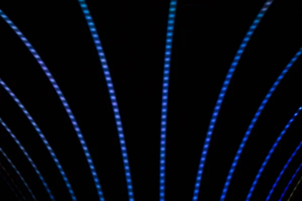 Modré neonové abstraktní pozadí — Stock fotografie