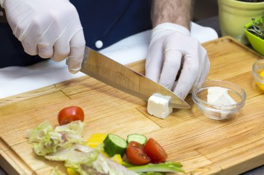 Cook kanepeler hazırlanıyor