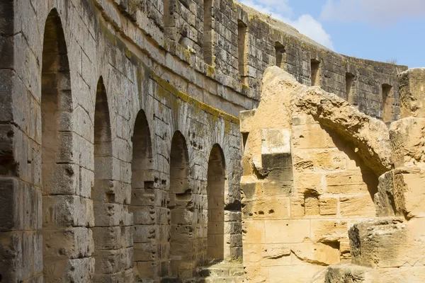 El Jem ruins in Tunisia — Stock Photo, Image