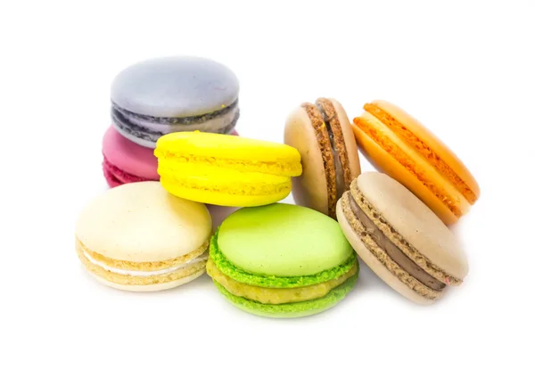 Kleurrijke macaroon cookies — Stockfoto